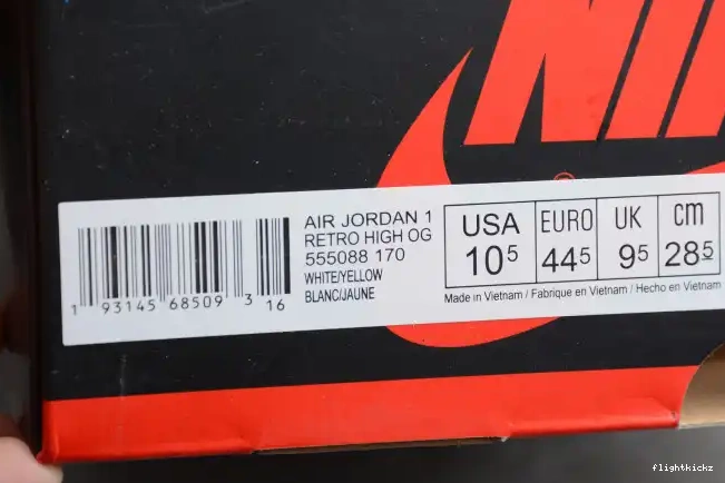 Class Air High 555088-170 First Retro OG 1 Jordan Flight 0506